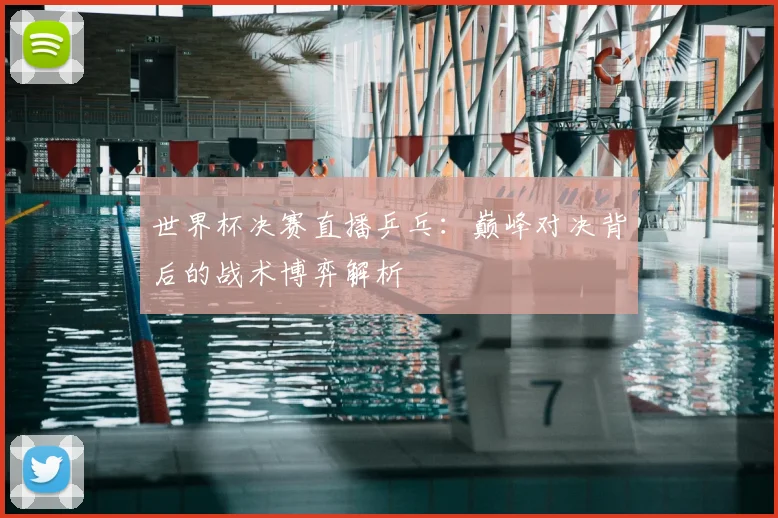 世界杯决赛直播乒乓：巅峰对决背后的战术博弈解析